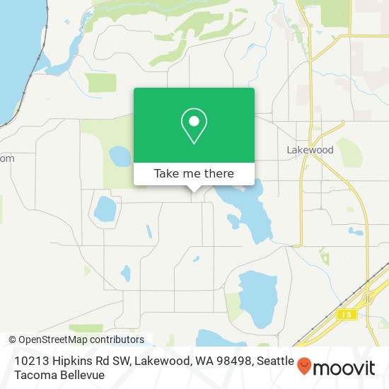 10213 Hipkins Rd SW, Lakewood, WA 98498 map