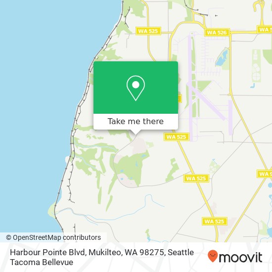 Harbour Pointe Blvd, Mukilteo, WA 98275 map