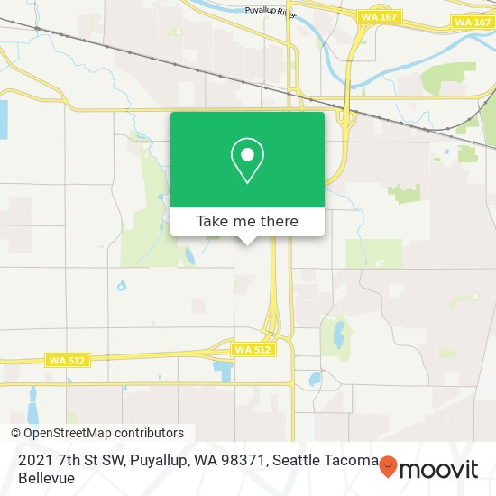 Mapa de 2021 7th St SW, Puyallup, WA 98371