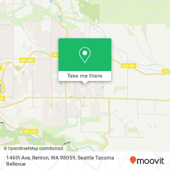 146th Ave, Renton, WA 98059 map