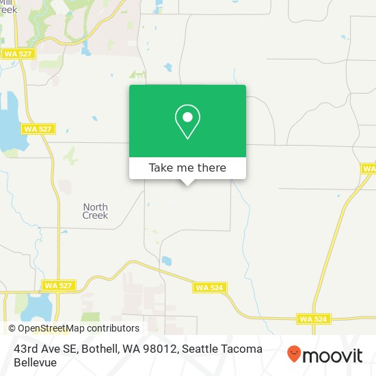 43rd Ave SE, Bothell, WA 98012 map