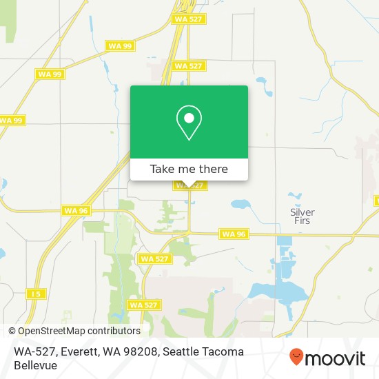 Mapa de WA-527, Everett, WA 98208