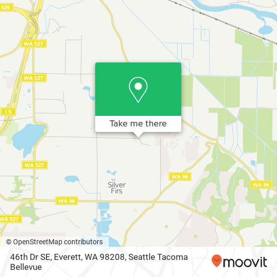 Mapa de 46th Dr SE, Everett, WA 98208