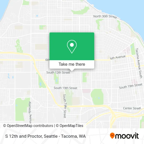 Mapa de S 12th and Proctor