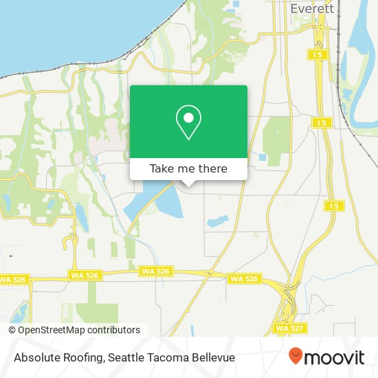 Absolute Roofing map