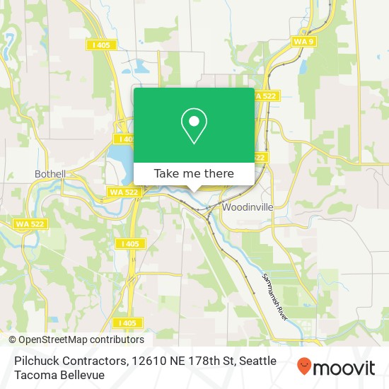 Pilchuck Contractors, 12610 NE 178th St map