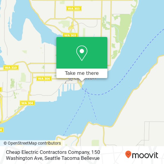 Cheap Electric Contractors Company, 150 Washington Ave map