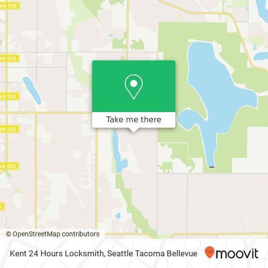 Mapa de Kent 24 Hours Locksmith, 14217 SE 213th St