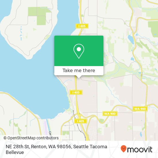 Mapa de NE 28th St, Renton, WA 98056