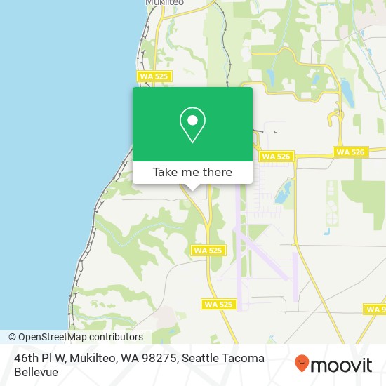 46th Pl W, Mukilteo, WA 98275 map