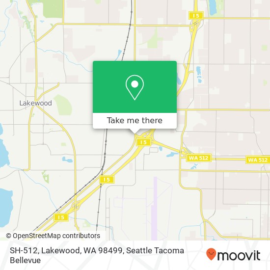 Mapa de SH-512, Lakewood, WA 98499