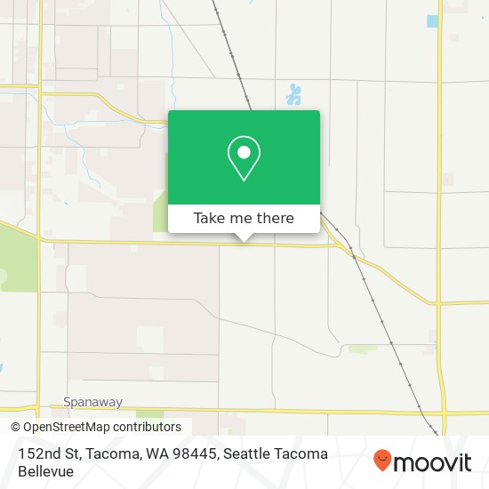 Mapa de 152nd St, Tacoma, WA 98445