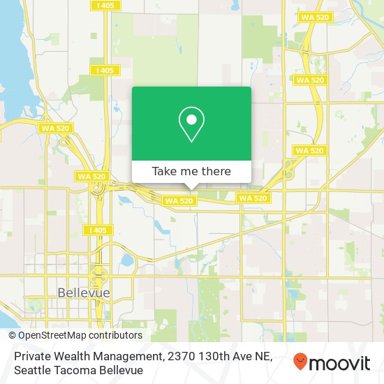 Mapa de Private Wealth Management, 2370 130th Ave NE