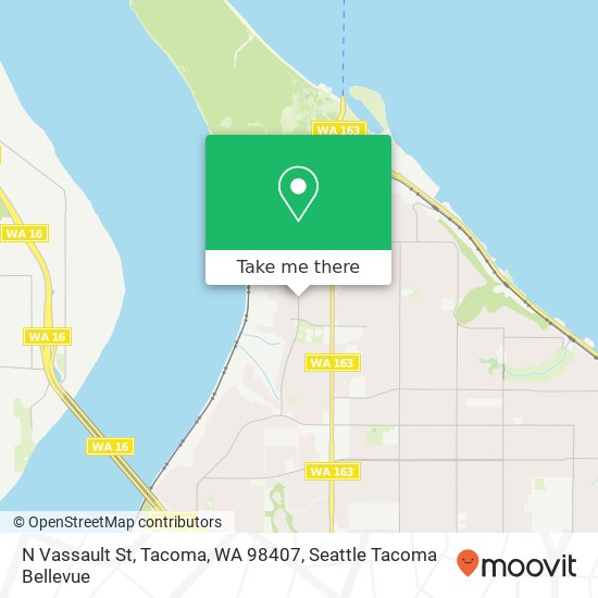 N Vassault St, Tacoma, WA 98407 map