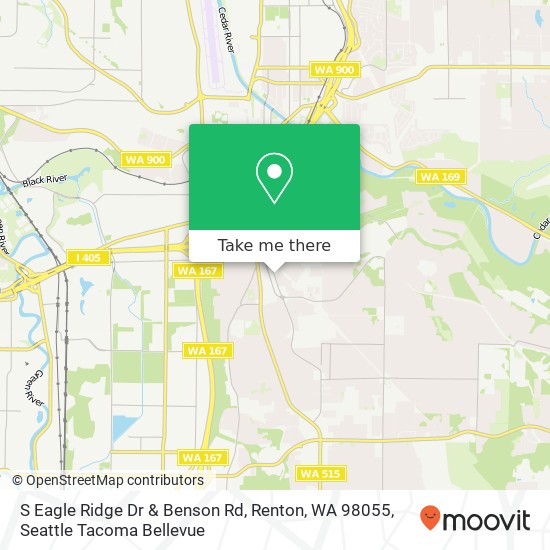 S Eagle Ridge Dr & Benson Rd, Renton, WA 98055 map