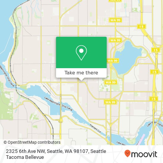 2325 6th Ave NW, Seattle, WA 98107 map