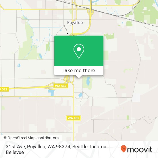 31st Ave, Puyallup, WA 98374 map