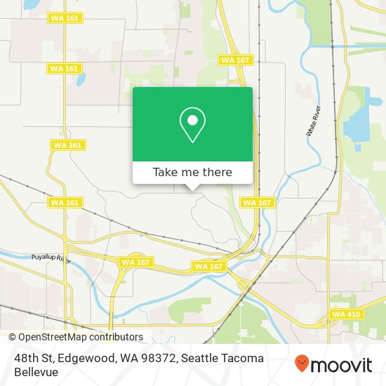 Mapa de 48th St, Edgewood, WA 98372