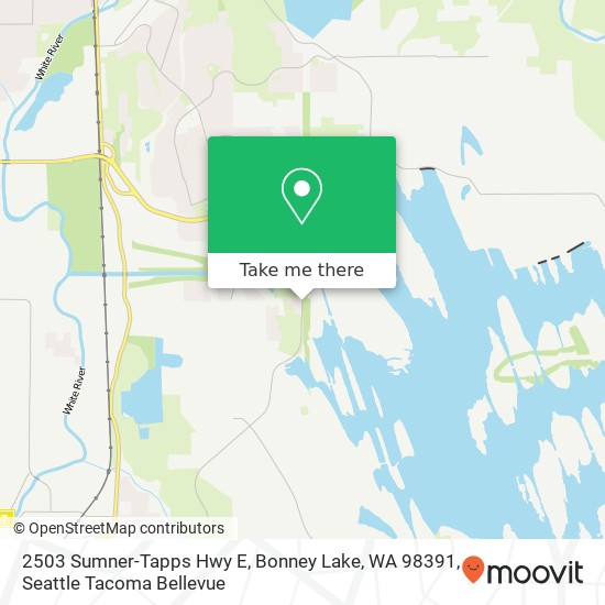 Mapa de 2503 Sumner-Tapps Hwy E, Bonney Lake, WA 98391
