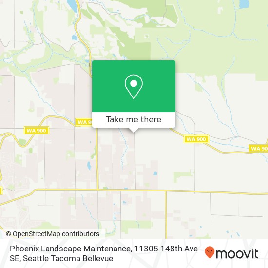 Mapa de Phoenix Landscape Maintenance, 11305 148th Ave SE