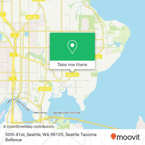 Mapa de 50th 41st, Seattle, WA 98105