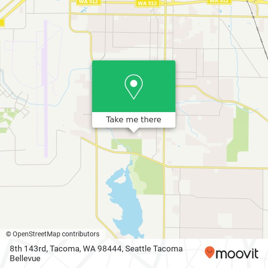 8th 143rd, Tacoma, WA 98444 map