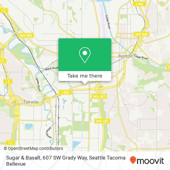 Sugar & Basalt, 607 SW Grady Way map