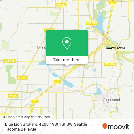 Blue Lion Brokers, 4208 198th St SW map