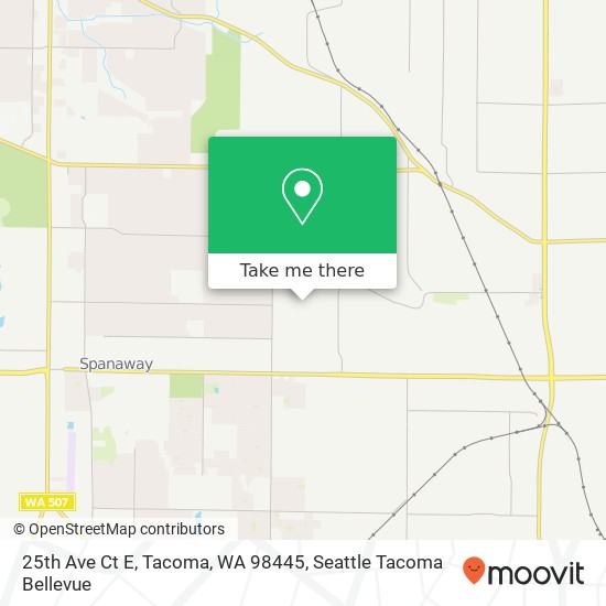 25th Ave Ct E, Tacoma, WA 98445 map