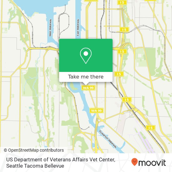 Mapa de US Department of Veterans Affairs Vet Center
