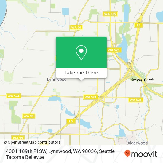 4301 189th Pl SW, Lynnwood, WA 98036 map