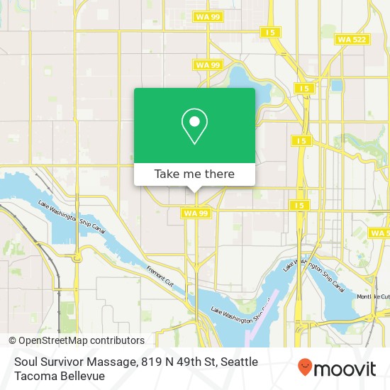 Soul Survivor Massage, 819 N 49th St map