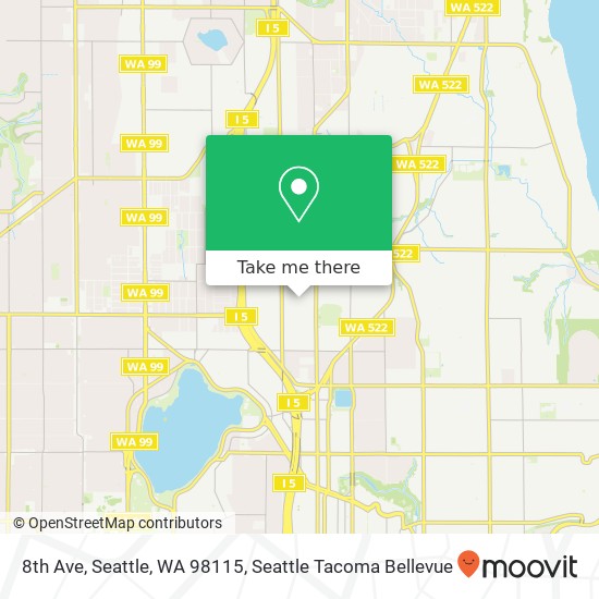 8th Ave, Seattle, WA 98115 map