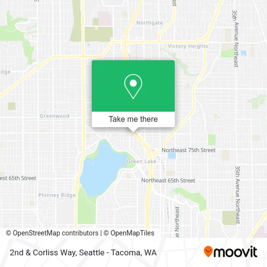 Mapa de 2nd & Corliss Way