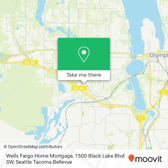 Wells Fargo Home Mortgage, 1500 Black Lake Blvd SW map
