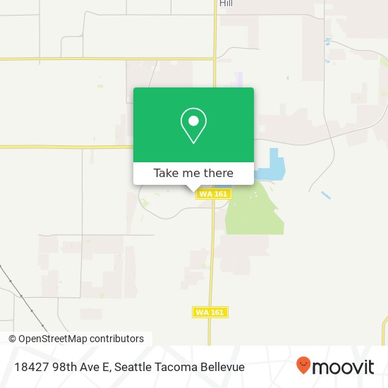 Mapa de 18427 98th Ave E, Puyallup, WA 98375