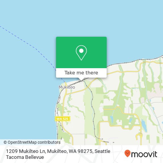 1209 Mukilteo Ln, Mukilteo, WA 98275 map