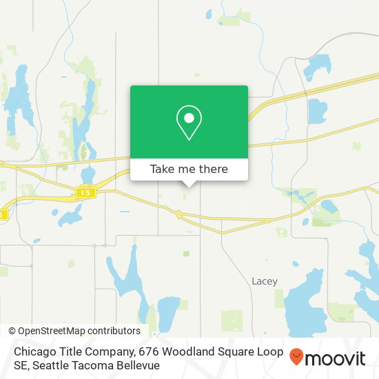 Chicago Title Company, 676 Woodland Square Loop SE map