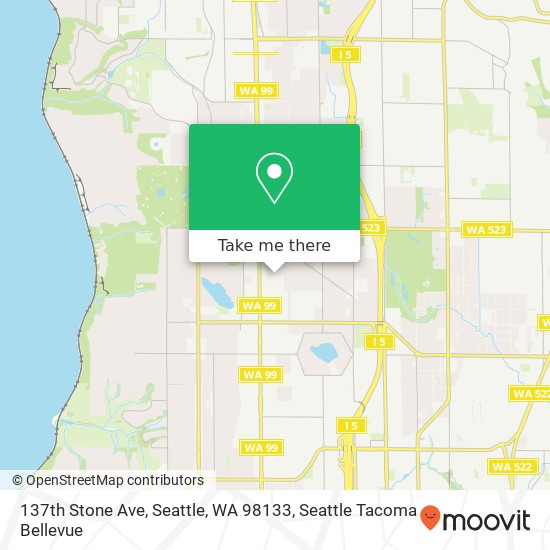 137th Stone Ave, Seattle, WA 98133 map