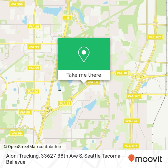 Mapa de Aloni Trucking, 33627 38th Ave S