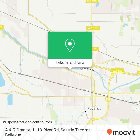 A & R Granite, 1113 River Rd map