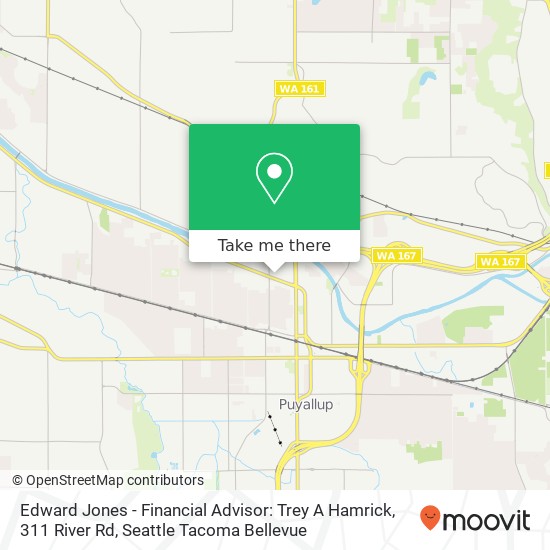 Mapa de Edward Jones - Financial Advisor: Trey A Hamrick, 311 River Rd