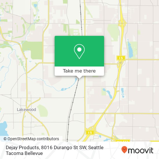 Dejay Products, 8016 Durango St SW map