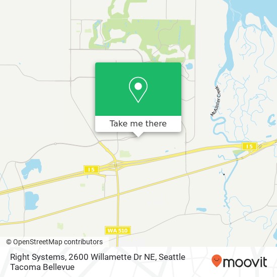 Right Systems, 2600 Willamette Dr NE map