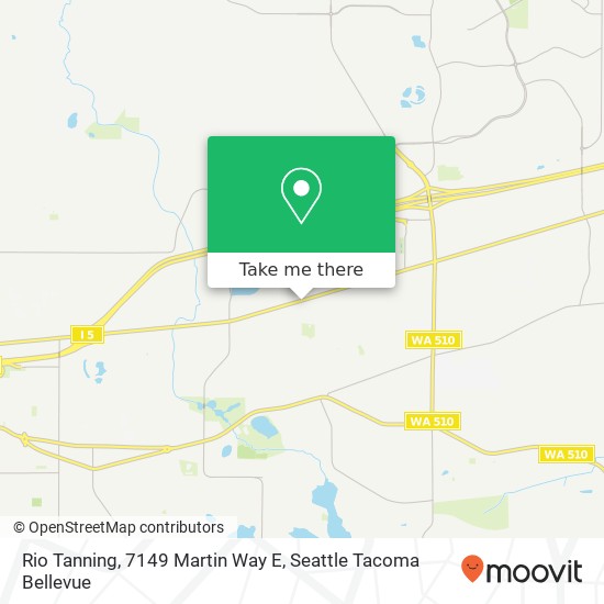 Mapa de Rio Tanning, 7149 Martin Way E