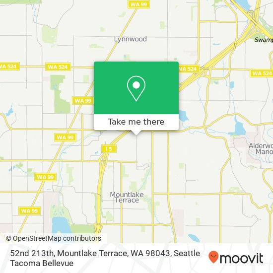 52nd 213th, Mountlake Terrace, WA 98043 map