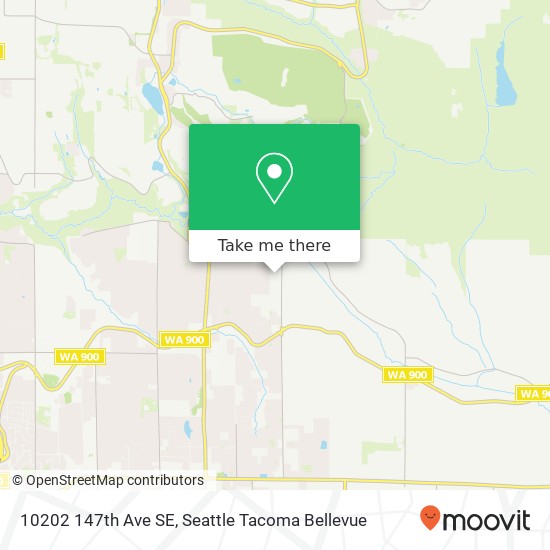 Mapa de 10202 147th Ave SE, Renton, WA 98059