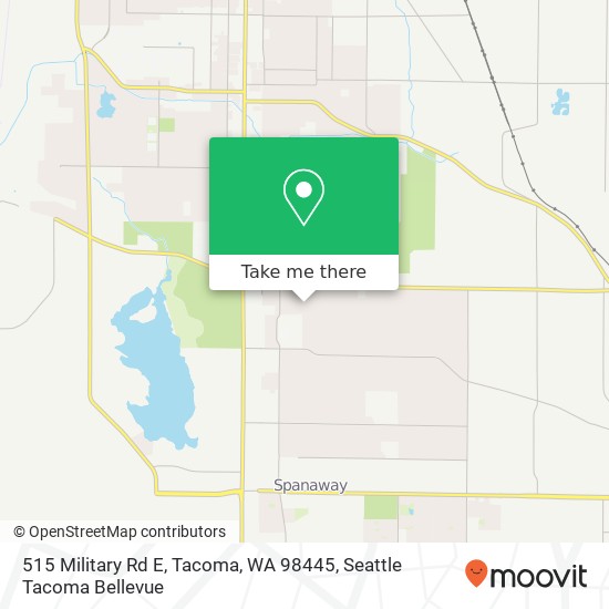 Mapa de 515 Military Rd E, Tacoma, WA 98445