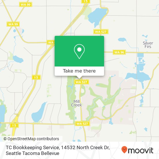 Mapa de TC Bookkeeping Service, 14532 North Creek Dr