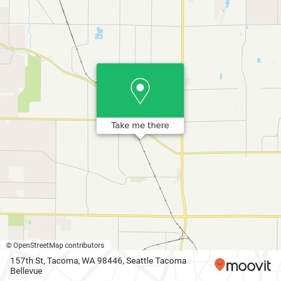 157th St, Tacoma, WA 98446 map
